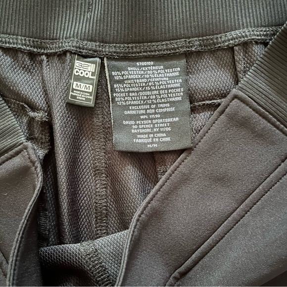 32 Degrees Cool Women’s Cropped Joggers M | Black Stretch Lounge Pants casual - Picture 6 of 6